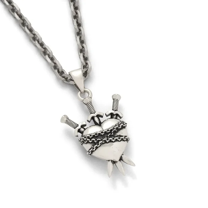 925 Sterling Silver “3 of Swords” Pendant