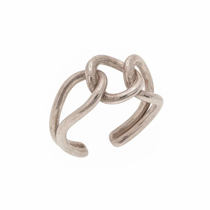 925 Sterling Silver Interlocking Toe Ring – TR301
