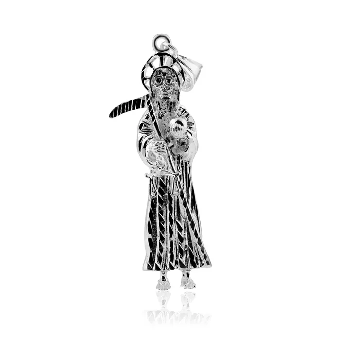 925 Sterling Silver Non Plated Grim Reaper Pendant – EJP00001