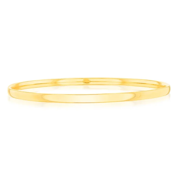 9ct Yellow Gold Comfort 3.8 X 70mm Bangle