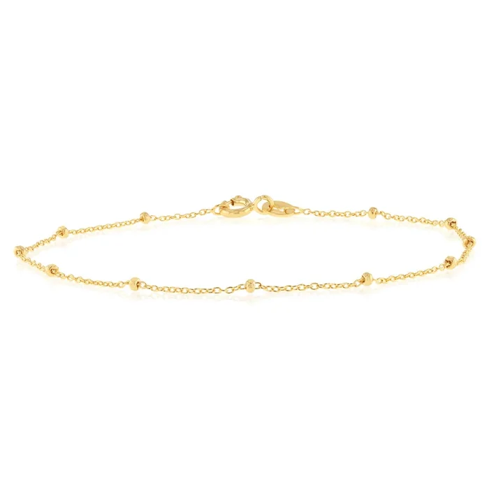 9ct Yellow Gold Fine 19cm Bracelet