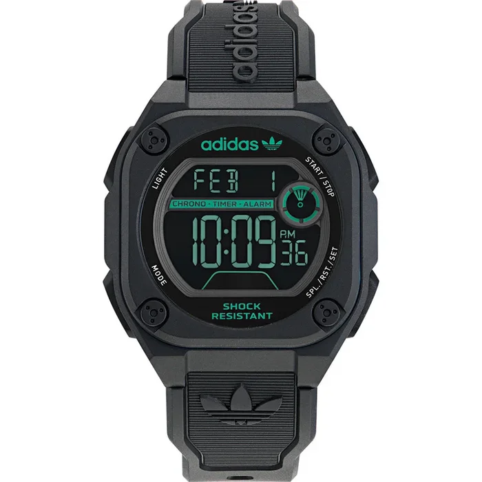 Adidas AOST23569 City Tech Two Black Tone Mens Watch