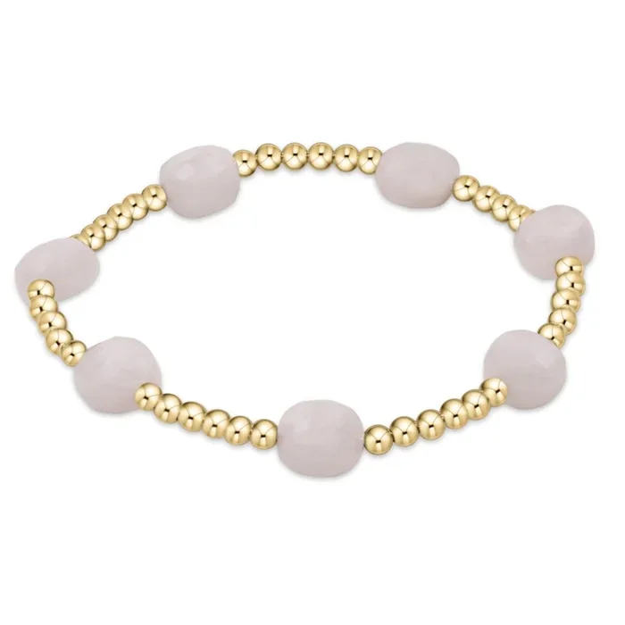 Admire Gold 3mm Bead Bracelet – Moonstone