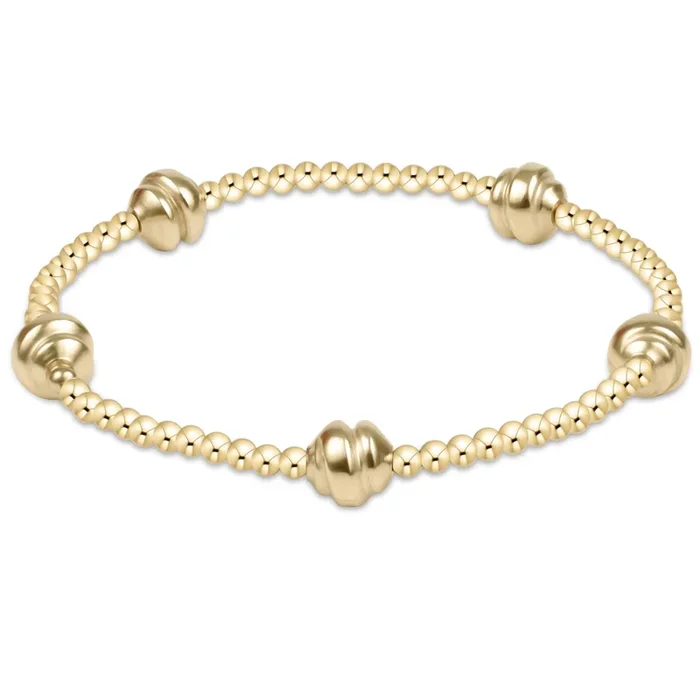Admire Small Gold 2.5mm Bead Bracelet – Gold