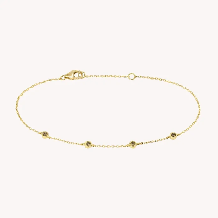 Alba Brown Diamond Bracelet