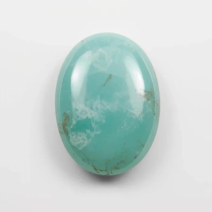 Amazonite 1PC Large 10×12 MM Oval Cabochon Green Luster semi Precious Precious Gemstone