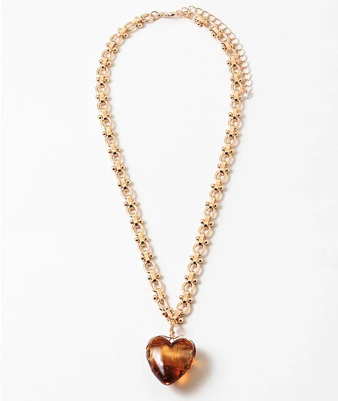 Amber Honey Heart