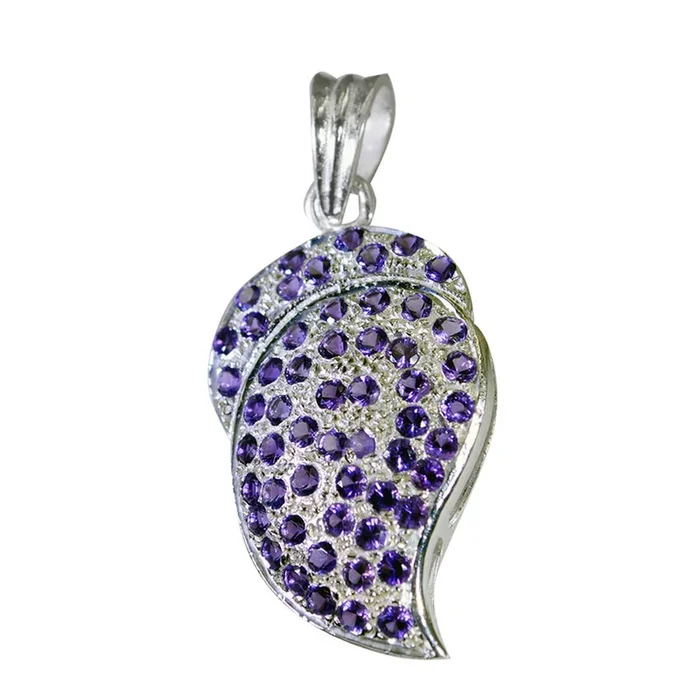Amethyst Classic Middle Eastern Sterling Silver multiple Mila Graceful Purple Pendant Jewellery
