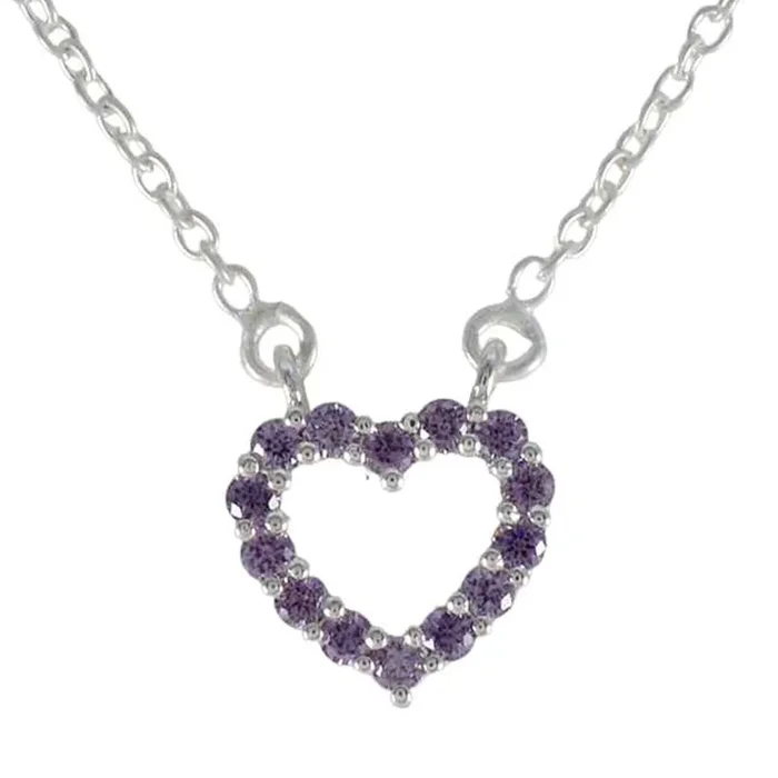Amethyst Dainty Australian 92.5 Silver multiple Alejandra Contemporary Purple Pendant Jewellery