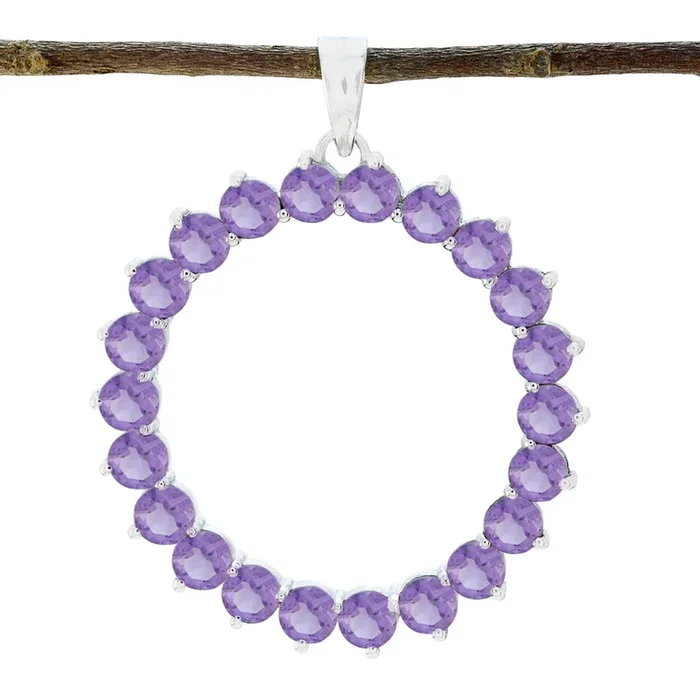 Amethyst Essential American 925 Silver multiple Elena Cocktail Purple Pendant Jewelry