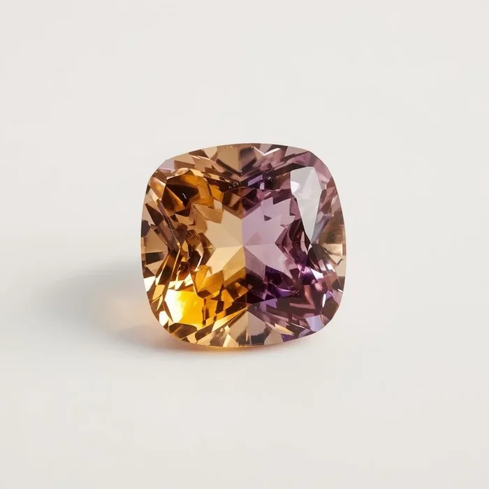 Ametrine 10PC Tiny 3×3 MM Cushion Faceted Multicolor Fiery Semi Precious Loose Gemstone