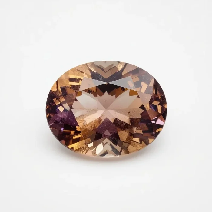 Ametrine 1PC Chunky 12×16 MM Oval Faceted Multicolor Pure Semi Precious Loose Gemstones