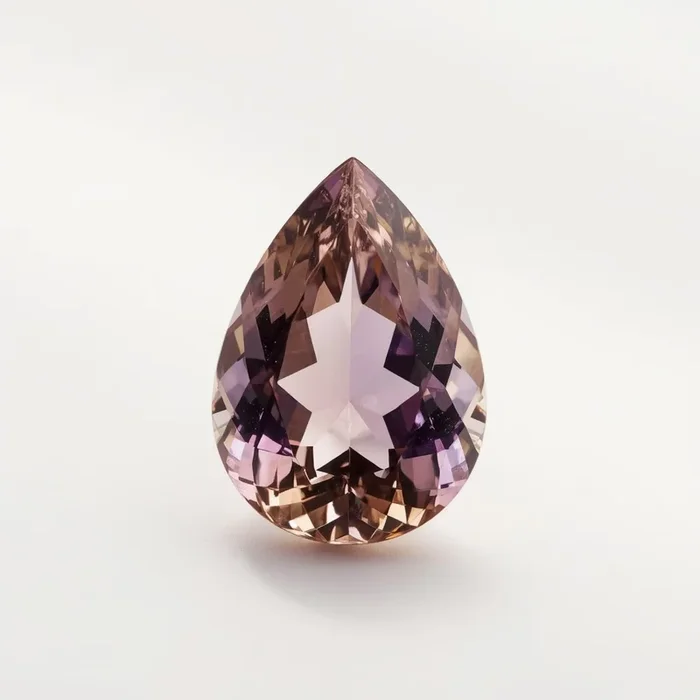 Ametrine 1PC Tiny 3×5 MM Pear Faceted Multicolor Genuine Semi Precious Loose Gems