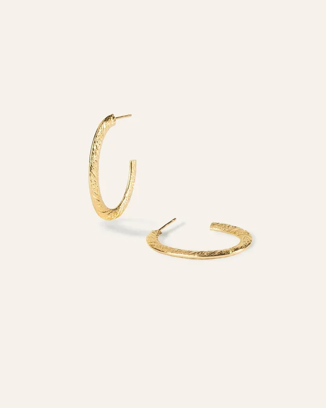 Andrea Large Hoop Earrings