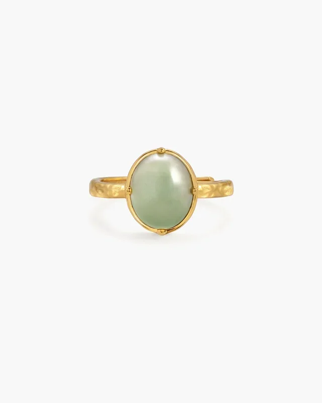 Anello in Avventurina Verde