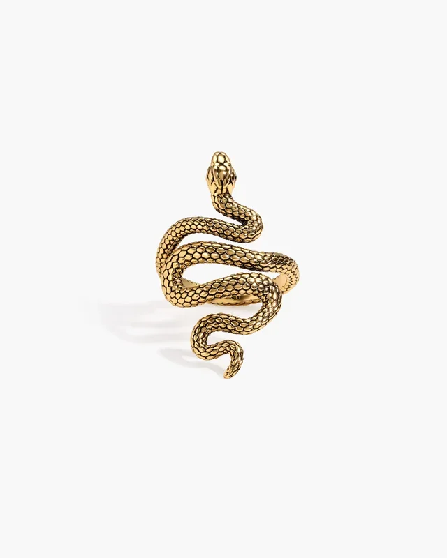 Anello Serpente in Oro