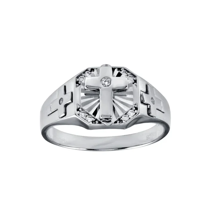 Anillo de plata de ley 925 rodiada con circonitas cúbicas – GMR00318