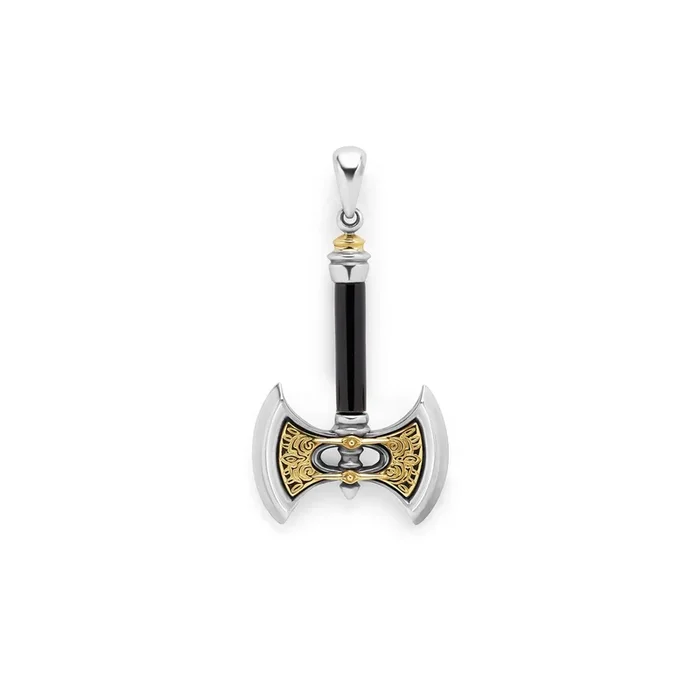 Anthem Black Agate Axe Amulet