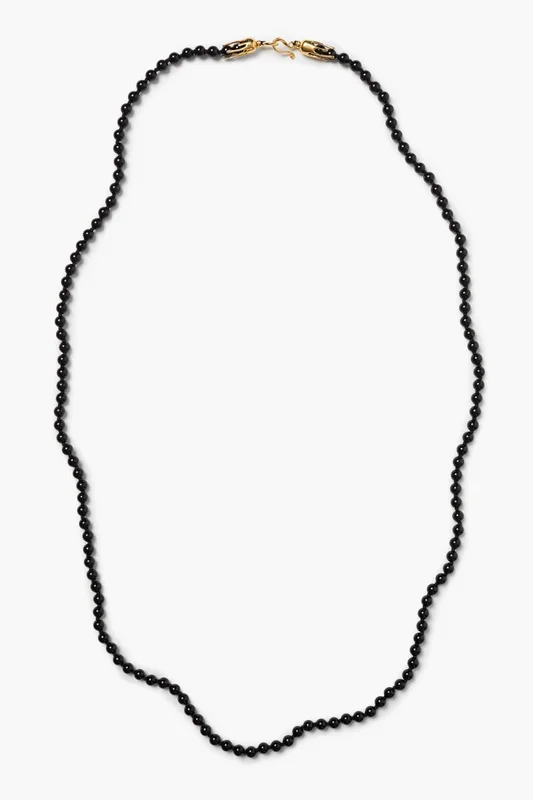 Antigua Long Necklace Onyx