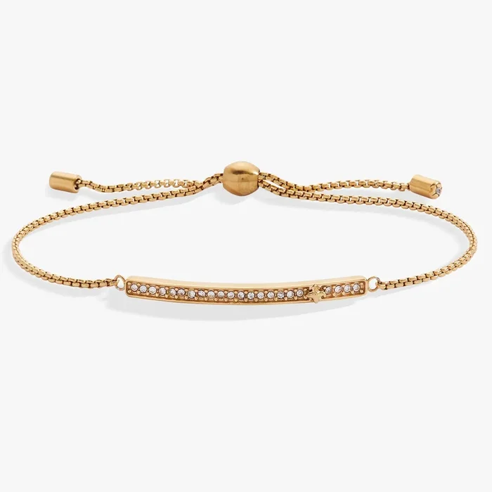 April Everyday Birthstone Pave Bolo Bracelet