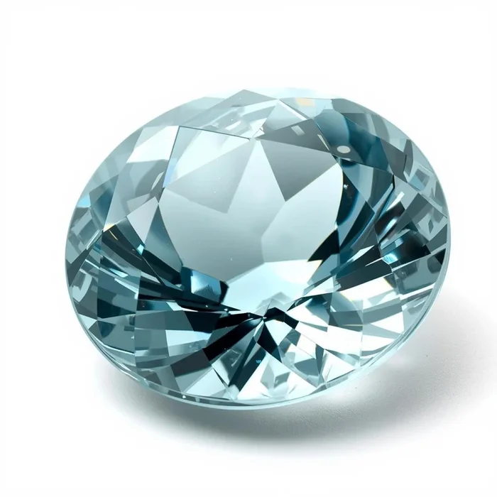 Aquamarine 1PC Chunky 16×16 MM Round Faceted Blue Pure Semi Precious Loose Gems