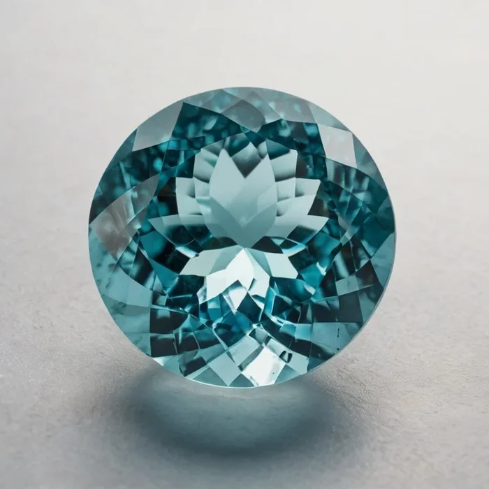 Aquamarine 1PC Large 11×11 MM Round Faceted Blue Fine Semi Precious Gems