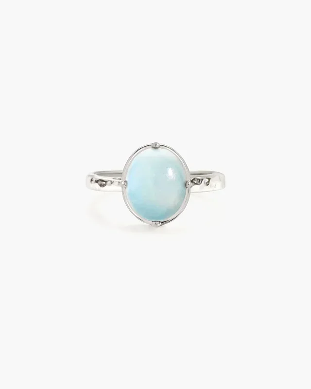 Aquamarine Ring in Silver
