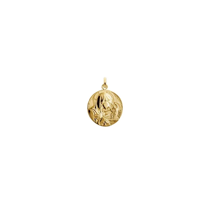 ARTHUS BERTRAND Annunciation medal yellow gold| Lepage