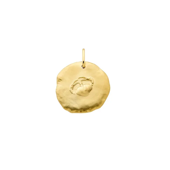 Arthus Bertrand Astro Cancer medal in yellow gold 23 mm – Lepage
