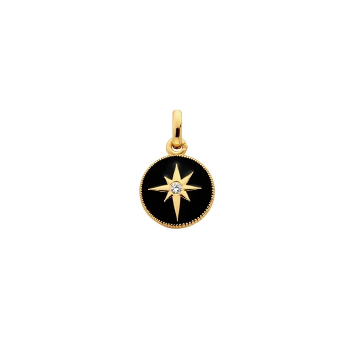 Arthus Bertrand Black Star medal in yellow gold and diamond | Lepage official retailer
