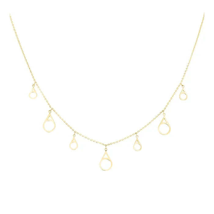 Athena necklace in yellow gold | Lepage Jewelry