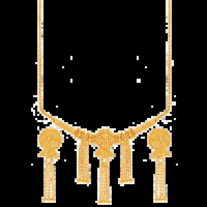 Attractive Necklace Set in 21K Gold