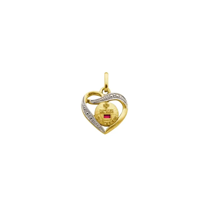 Augis Amour L’Attentionnée medal in yellow gold | Lepage