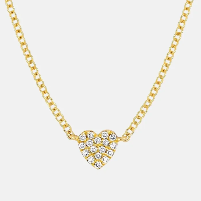 Baby Diamond Heart Necklace