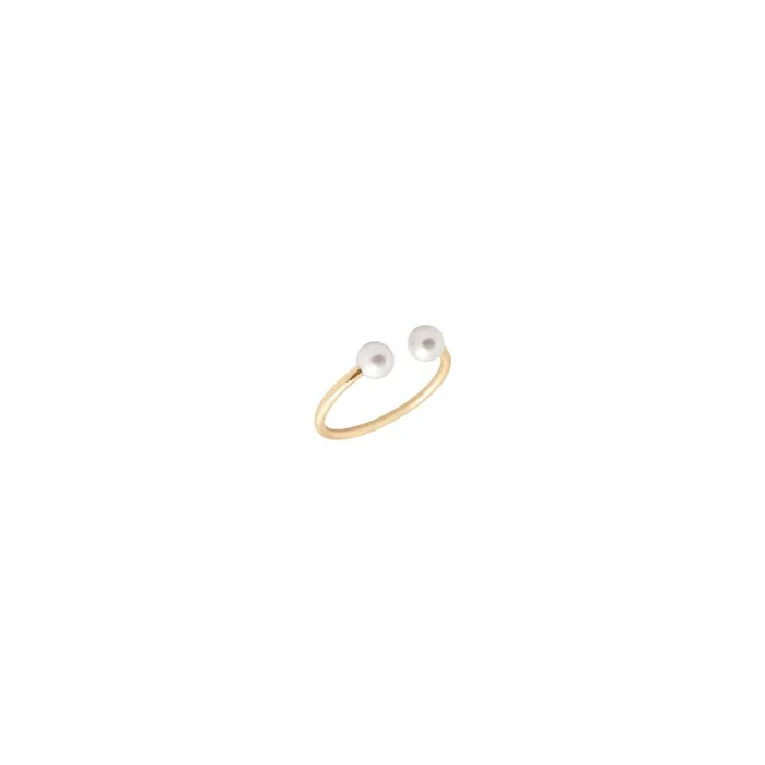 Bague Le Jonc en or jaune perles blanches BPS-JO-001, bague – Lepage
