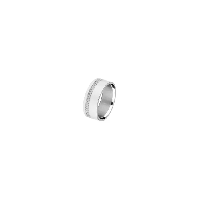 Bague Phebus en carbone et acier