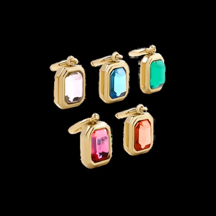 Baguette Birthstone Charm