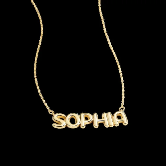 Balloon Name Necklace