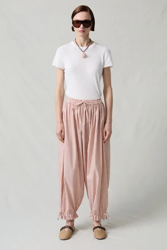 Balloon Pant Pink Stripe