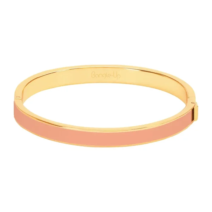 Bangle Bracelet – Orange Coral