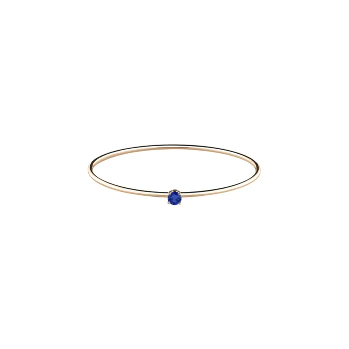 Bangle Pur in rose gold and sapphire – Lepage