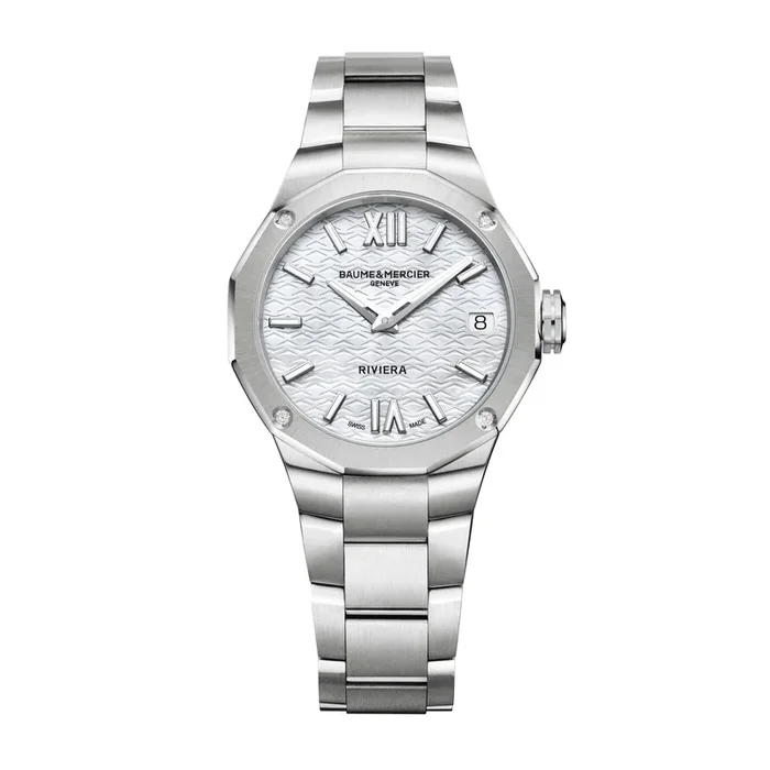 Baume et Mercier Riviera Diamonds quartz watch 33 mm 10729 – Lepage