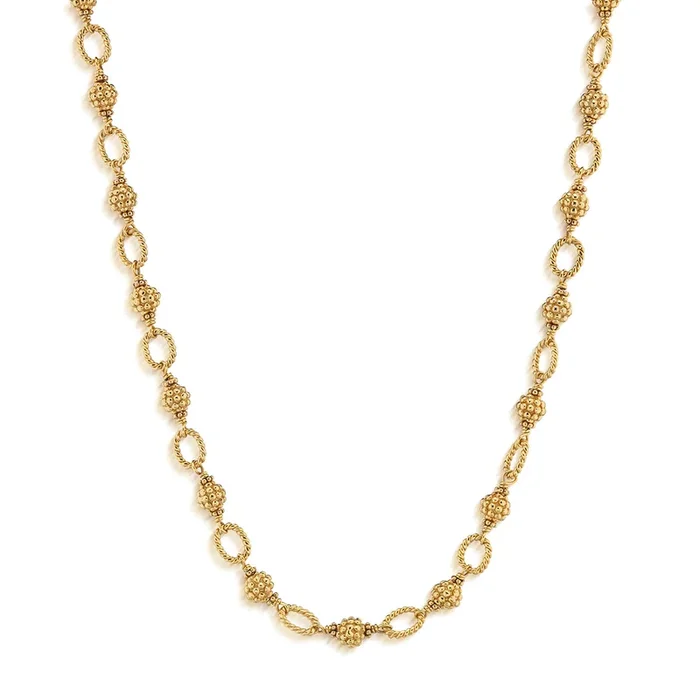 Bead Chain, 18″ – Gold