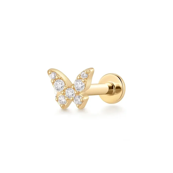 BELLATRIX | Lab Grown Diamond Butterfly Threaded Flatback