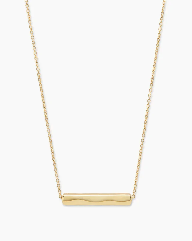 Bespoke Bar Adjustable Necklace (gold)