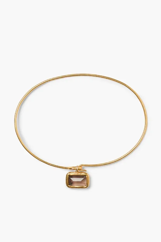 Beverly Anklet Smoky Quartz