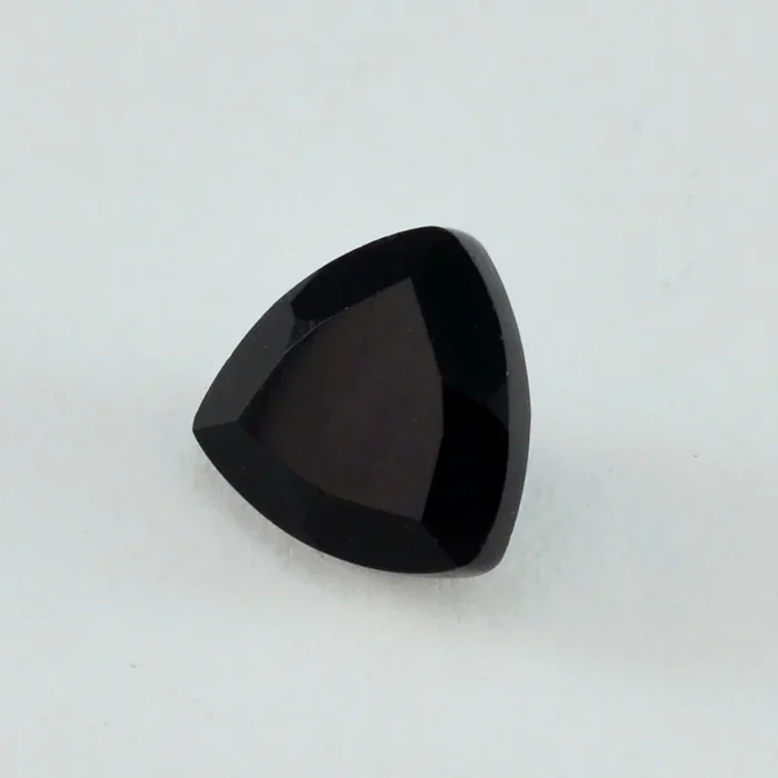 Black Onyx 1PC Chunky 16×16 MM Triangle Faceted Black Pure Semi Precious Loose Gemstones