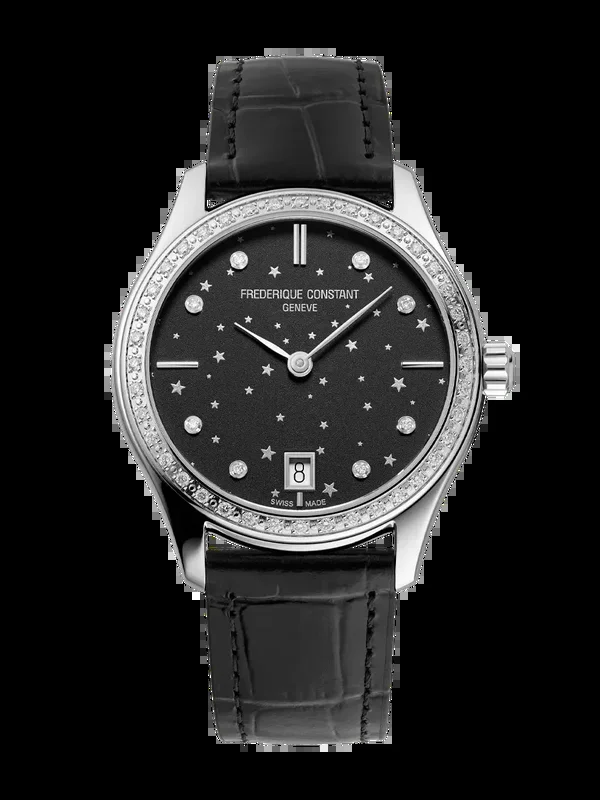 Black Quartz Ladies Watch
