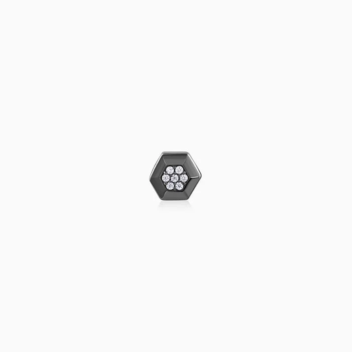 Black Rhodium Adam Stud For Him