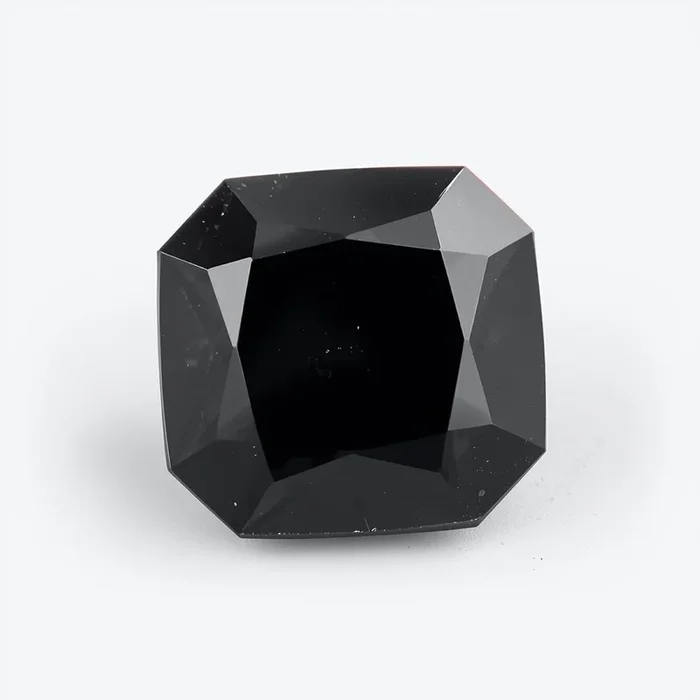 Black Spinel 1PC Large 10×10 MM Square Faceted Black Shine Semi Precious Loose Gems